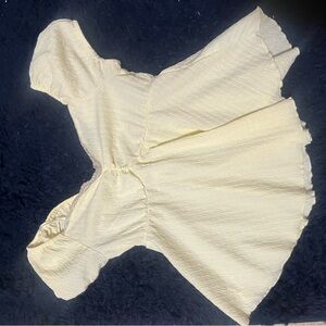 Pink Rose Cream Babydoll Style Top